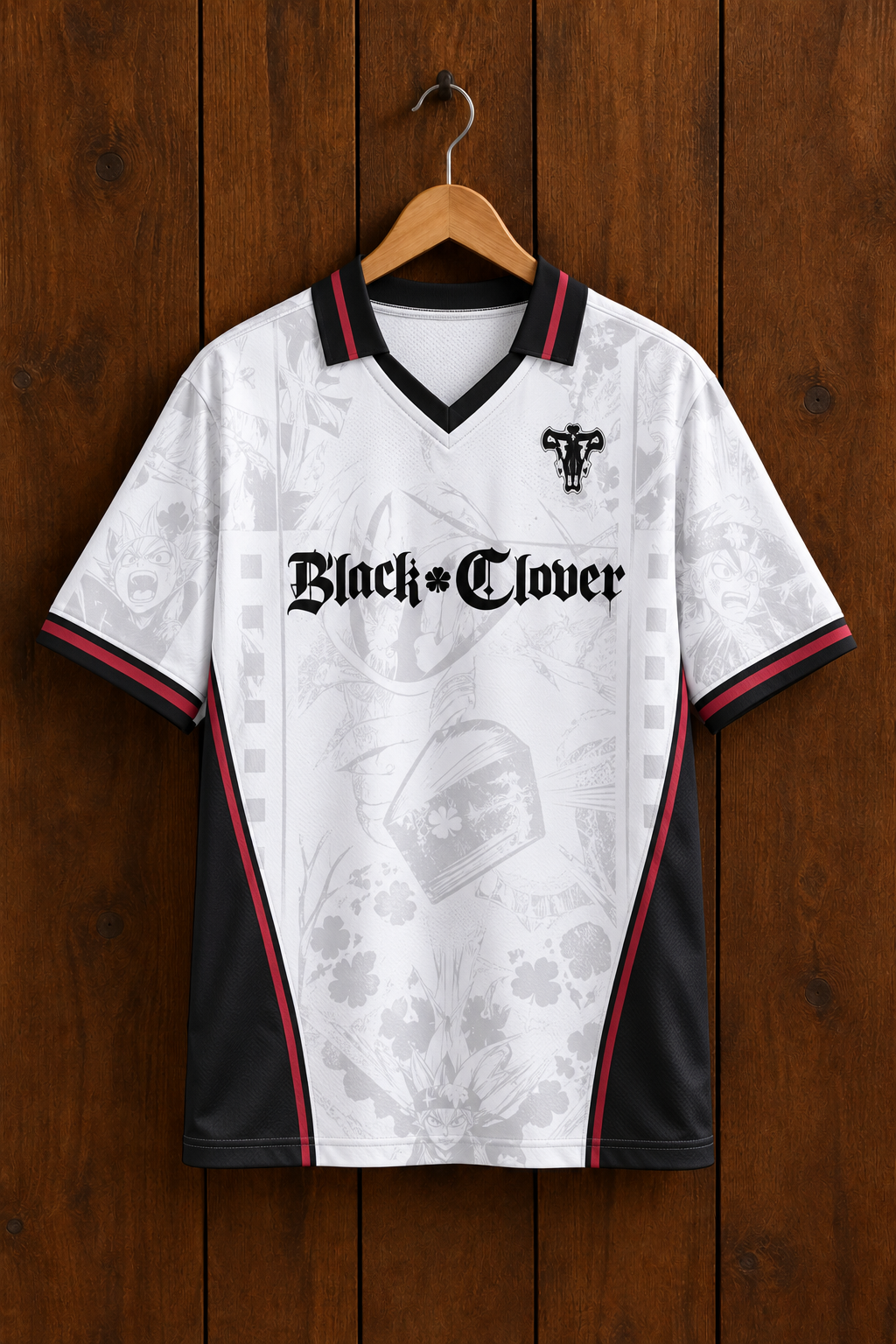 Camiseta Black Clover Blanca