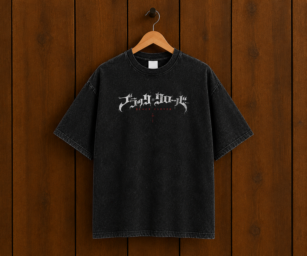 Camiseta Asta Black Clover Vintage
