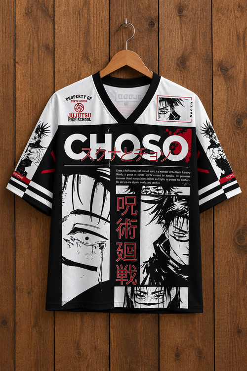 Camiseta Choso Jujutsu Kaisen con el nombre CHOSO