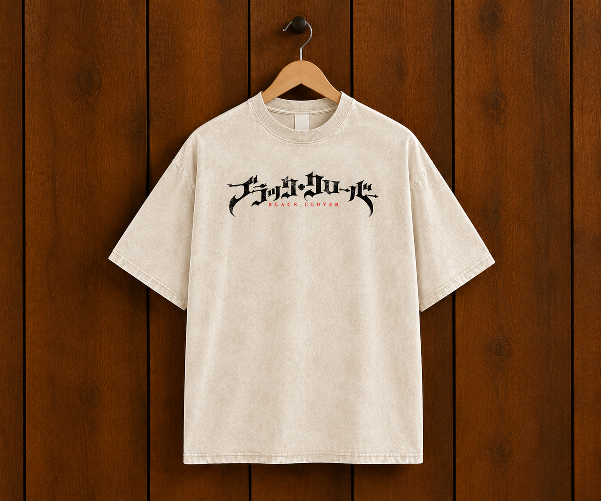Camiseta Asta Black Clover Vintage
