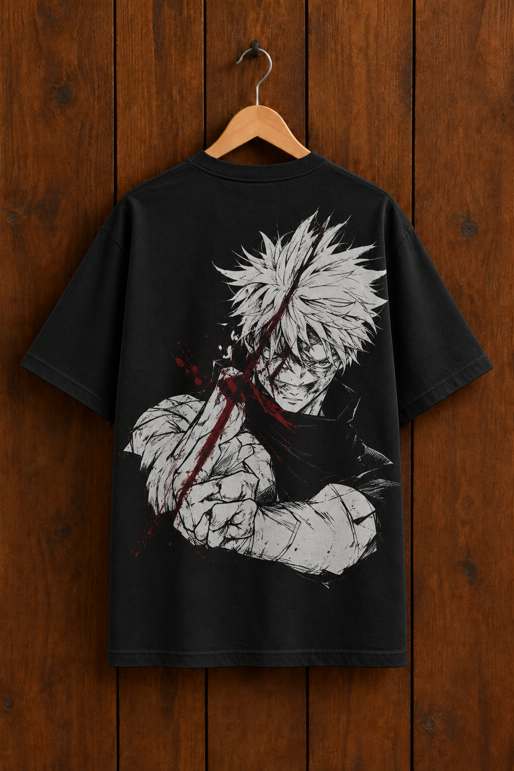 Camiseta Gojo Vintage Negra